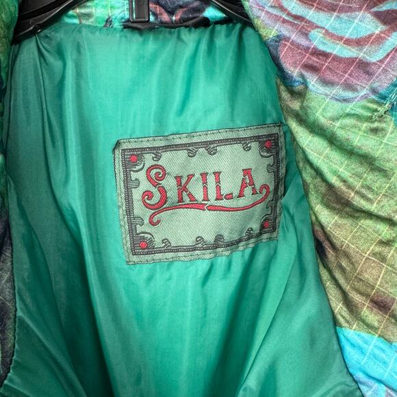 Vintage Skila Retro 80's Ski Suit Snowsuit One Piece Lion Motif Womens Size 6 - Picture 12 of 15